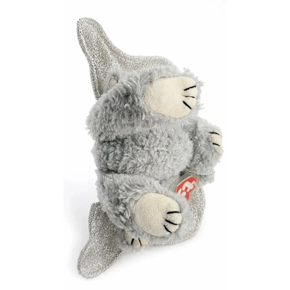Vintage 1993 Ty Attic Treasures Sterling Angel Bear Silver Wings Plush w/ Tags